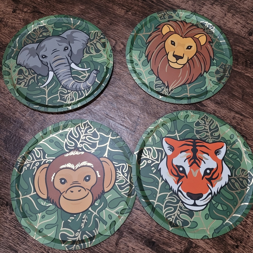 Safari Jungle Theme Party Paper Plates 9 inch